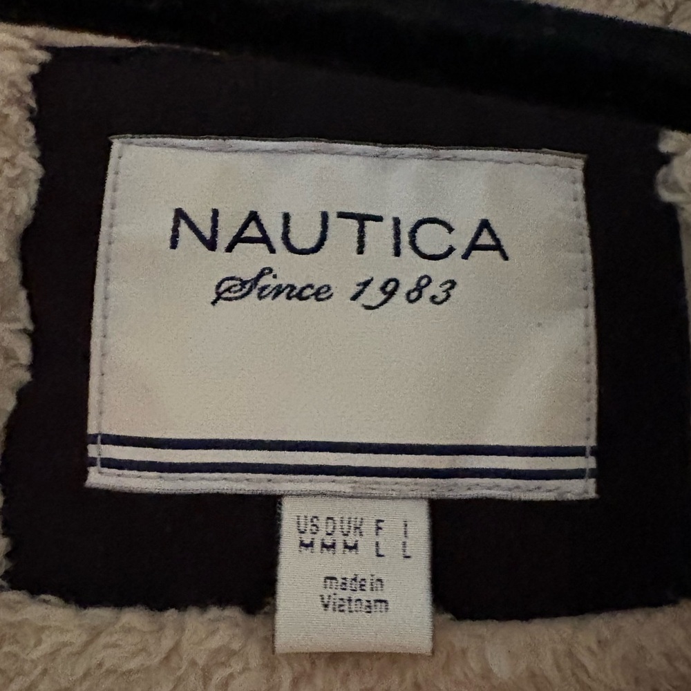 Nautica Black Jacket with Faux Fur Trim - Picture 5 of 5